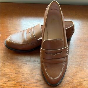 J Crew Leather Loafers 7.5